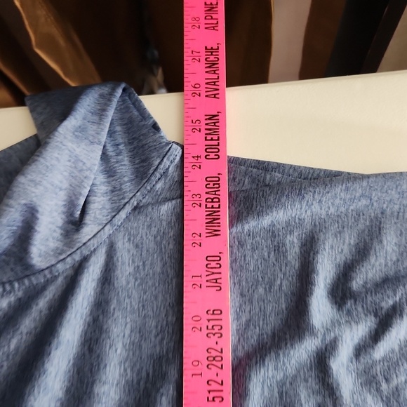 Greg Norman Shirt Mens Pullover Fishing Shark XL Blue Quarter Zip - Picture 8 of 8